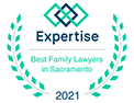 best family lawyers in Sacramento badge