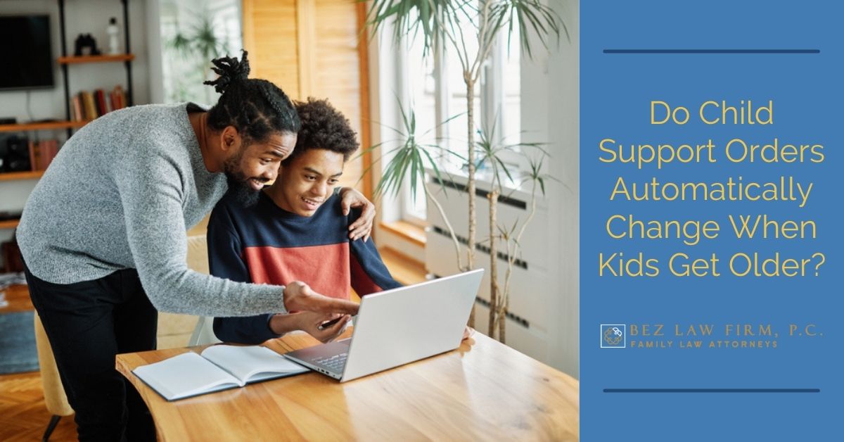 Do Child Support Orders Automatically Change When Kids Get Older?