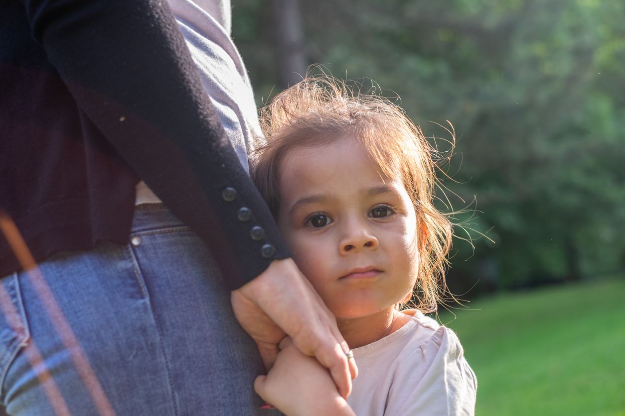 Child with parent